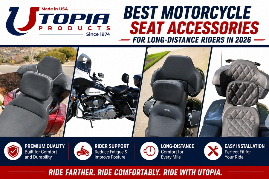 Best Motorcycle Seat Accessories for Long-Distance Riders in 2026
